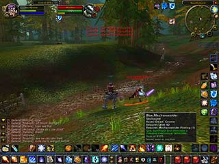 GANKING: Selv den modigste gnom kan bli overrumplet av en t�ff rogue. Her ser vi hvordan WoW-grafikken var i 2005, pre-TBC. Den er ikke dramatisk forbedret i 2008.