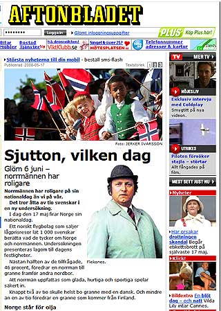 SJUTTON, VILKEN DAG: Unders�kelsen har blitt lagt merke til i svenske medier.