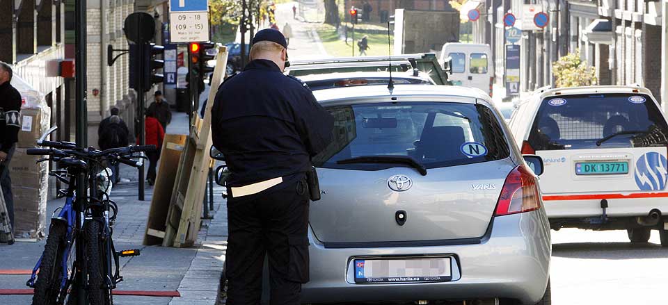 KAN F� FRI: Kommunale parkeringsvakter i hovedstaden er blant yrkesgruppene som blir tatt ut i tilfelle en storstreik fra og med i dag.
