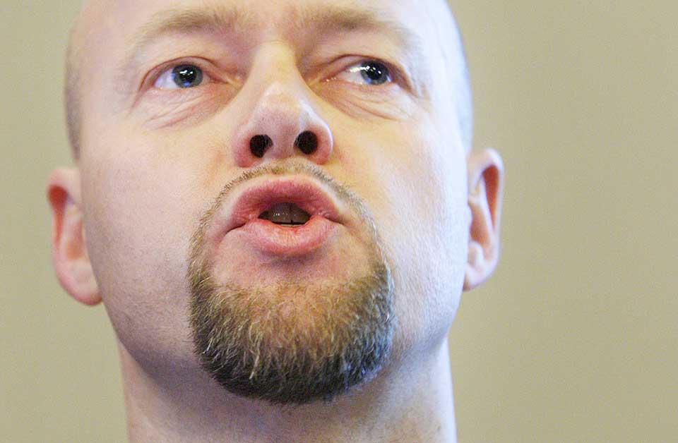 T�FFE TIDER: Oljefondets sjef Yngve Slyngstad m� innfinne seg med at �rets f�rste tre m�neder er de d�rligste for fondet noensinne.