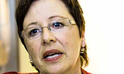 UNDER PRESS: Helga Hjetland fra Unio var under sterkt press for � unng� streik.