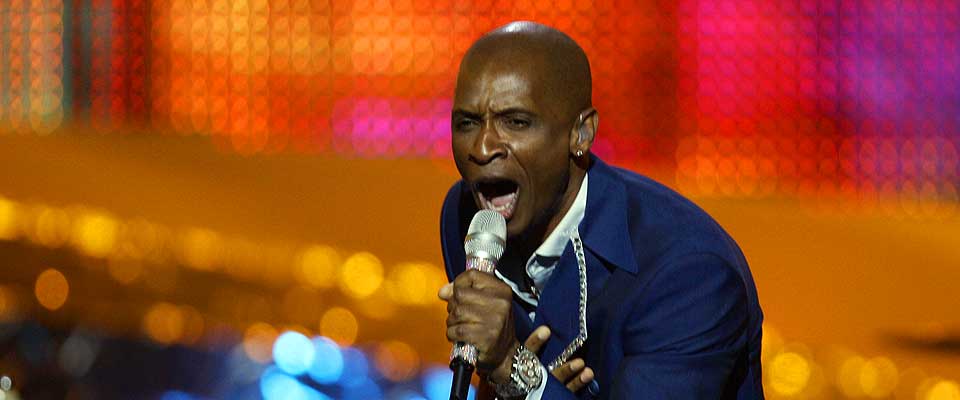 P� SISTEPLASS: Storbritannias Andy Abraham fikk bare 14 poeng i MGP-finalen i g�r.