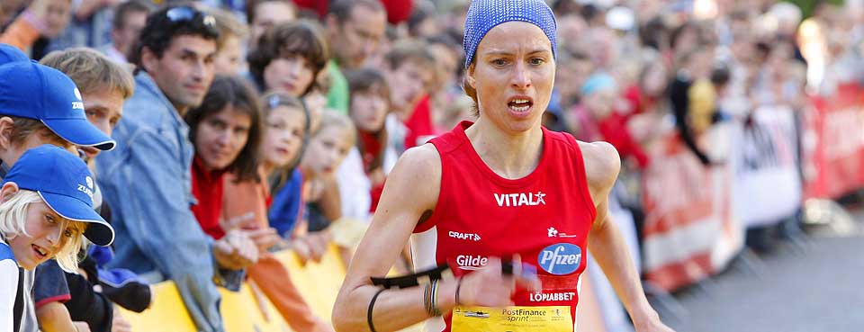 EM-GULL: Anne Margrethe Hausken imponerte stort da hun l�p inn til seier i Latvia.