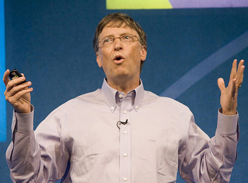 VEKK MED MUSA: Bill Gates h�per � utvikle ny og bedre teknologi for datainteraksjon, p� bekostning av den gamle datamusa.