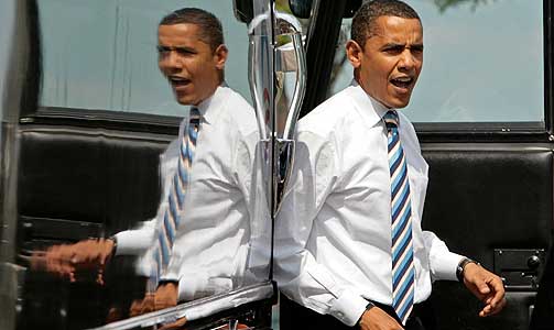 SER MOT MCCAIN: Alt tyder p� at Barack Obama er i ferd med � legge nominasjonskampen bak seg for � konsentrere seg om republikanernes John McCain.