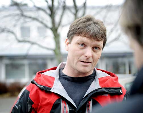 I ARREST: Byggmester Harald Langemyhr har n� meldt seg for politiet.
