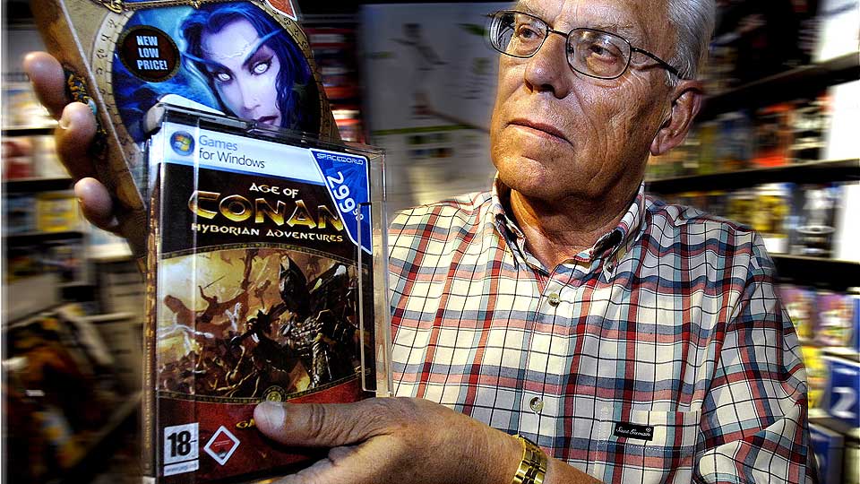 REAGERER P� VOLDEN: KrF-politiker Oddvar Skaiaa er forberedt p� reaksjoner n�r han n� g�r ut mot spillet �Age of Conan�.