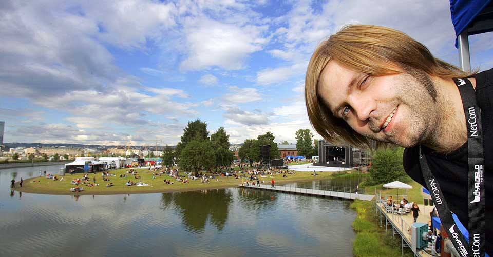 TRIST: PR-sjef for �yafestivalen synes det er trist at Quart-festivalen er d�d. Her fra en litt mer positiv dag under �yefestivalen i 2006.