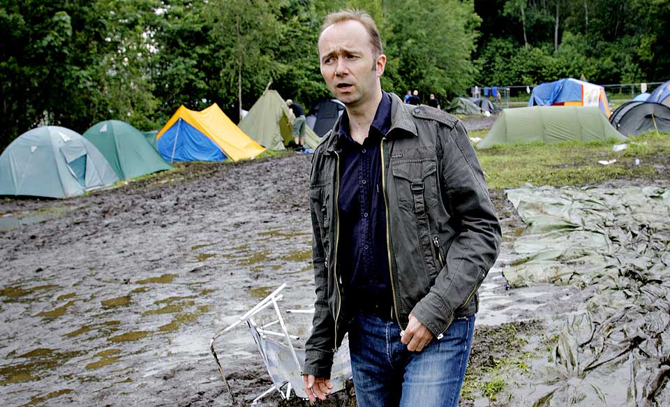 FESTIVALGJENGER: Trond Giske har v�rt p� flere festivaler enn de fleste. Her fra Hovefestivalen i fjor.