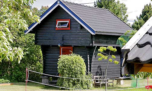 ULOVLIG: Dette stabburet ble ulovlig leid ut som hybel.