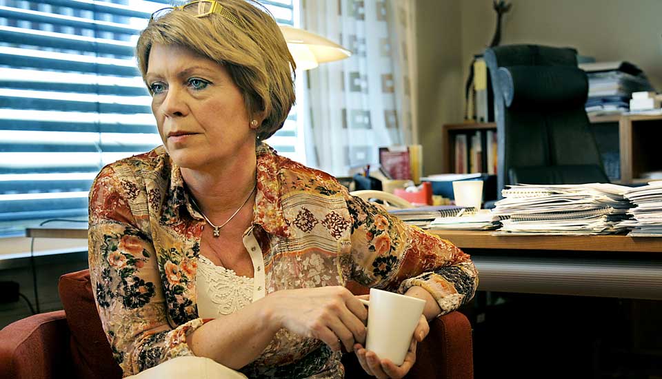 SYKEMELDT: �slaug Haga er sykmeldt i tre uker.
