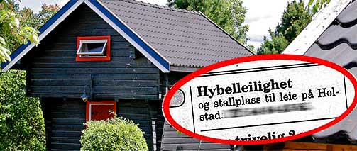 LEID UT SIDEN 98: Det ble i dag avsl�rt at Haga og ektemannen har leid ut stabburet sitt siden 1998. F�rst to �r seinere s�kte de kommunen om tillatelse.