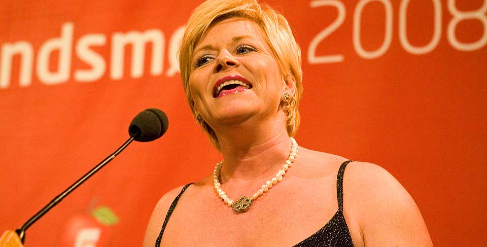 SKEPTISK: Frp-formann Siv Jensen tror utskiftningene svekker regjeringen.