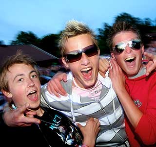 HIP HOP-NORGE: Jay-Z fikk den norske fansen med p� veivenotene.