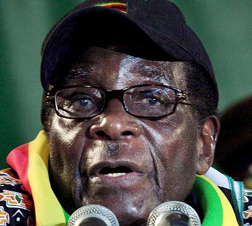 VALG I MORGEN: Robert Mugabe er selvskreven vinner i valget i Zimbambwe i morgen, etter at opposisjonskandidat Tsvangirai har trukket seg.