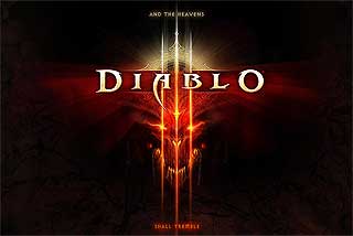 DIABLO! Rett f�r det nye Diablo-spillet ble annonsert endret bildet p� Blizzards hjemmeside seg til dette.