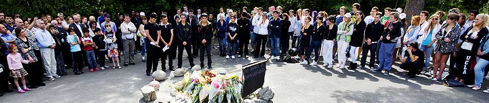 DREPT: 17 �r gamle Watan Faramarzi ble stukket ned og drept av sin kamerat midt i boligfeltet p� Rykkinn i B�rum.