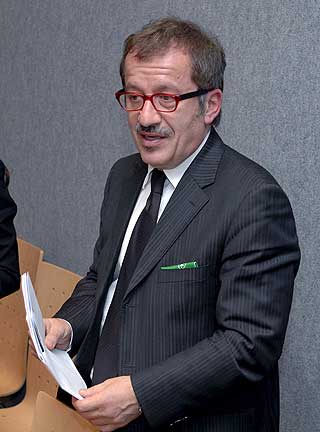TELLEMESTER: Den italienske innenriksministeren Roberto Maroni er mannen bak folketellingen.