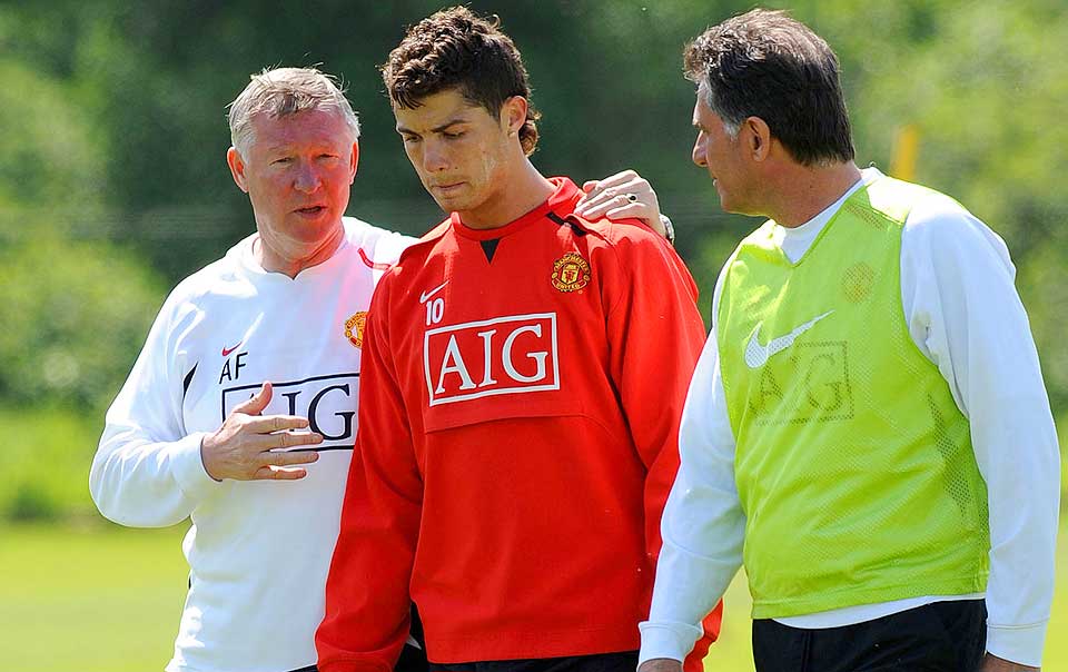 Ferguson, Ronaldo og Queiroz