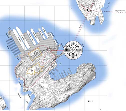 KART: Cruiseterminalen f�r plass langs Hoved�ya. Sandm�l h�per Oslo dermed kan f� tilbake status som Skandinavias cruisehavn, og f� �kte inntekter fra et st�rre antall turister til byen.