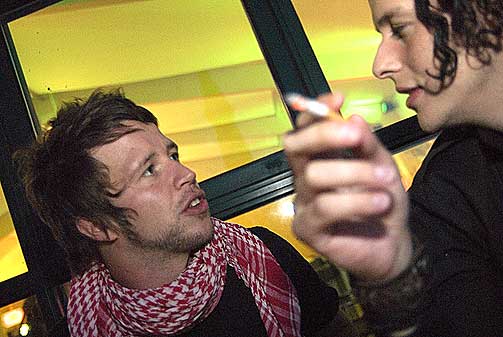 SATSER IKKE P� MUSIKKEN: men b�de Runar (til venstre) og Arnar har spilt litt for moro skyld etter tida som The Boys.