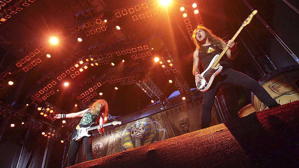 STADIONROCK: Her fra en konsert i Spania 11. juli i �r. I kveld spiller jernjomfruene i Trondheim.