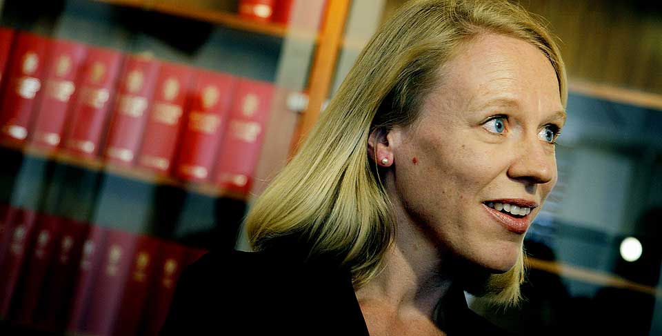 KREVER SVAR: Anniken Huitfeldt (Ap)f�r ikke m�te en palestinsk venn som sitter fengslet i Israel.