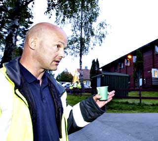 FORSTERKER: Mottaksleder Ole Morten Lyng vil n� forsterke vaktholdet ved Nordbybr�ten ytterligere.