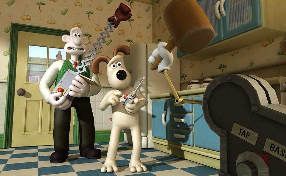 OST OG OPPFINNELSER: I spillet �Wallace & Gromit�s Grand Adventures�, som utvikles av Telltale Games, kan man kontrollere begge hovedpersonene. - Vi vil v�re tro mot orginalserien, sier Telltale-sjef Dan Connors.