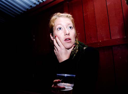 FORLOT JOBBEN: Barsjef Silje Salomonsen (26) forlot arbeidsplassen da Andersen inntok scenen.