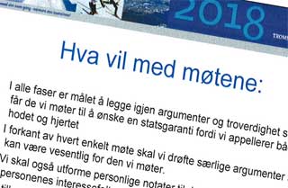 STATSGARANTI: M�let med m�tene er en statsgaranti. M�tene skal forberedes sv�rt godt.