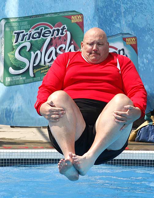 FJOR�RETS BOMBE: Brian Utley i seiersstupet fra 2007.
