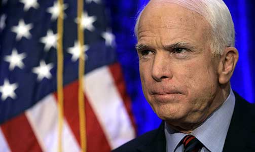 D�MT TIL � TAPE: Dersom beregningene til de norske forskerne stemmer, er John McCain d�mt til � tape presidentvalget.