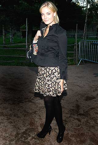 MOODS-MODELL: Charlotte Thorstvedt har tidligere v�rt modell for designerne, men i dag var hun bare gjest.