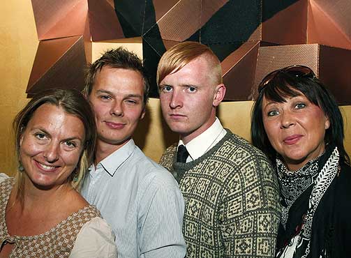 DEBUTANTENE: Reidun Elise Fold�y (f.v.), Atle Sperre Hermansen, Erlend O. N�dtvedt og Gunn Merete Roll.
