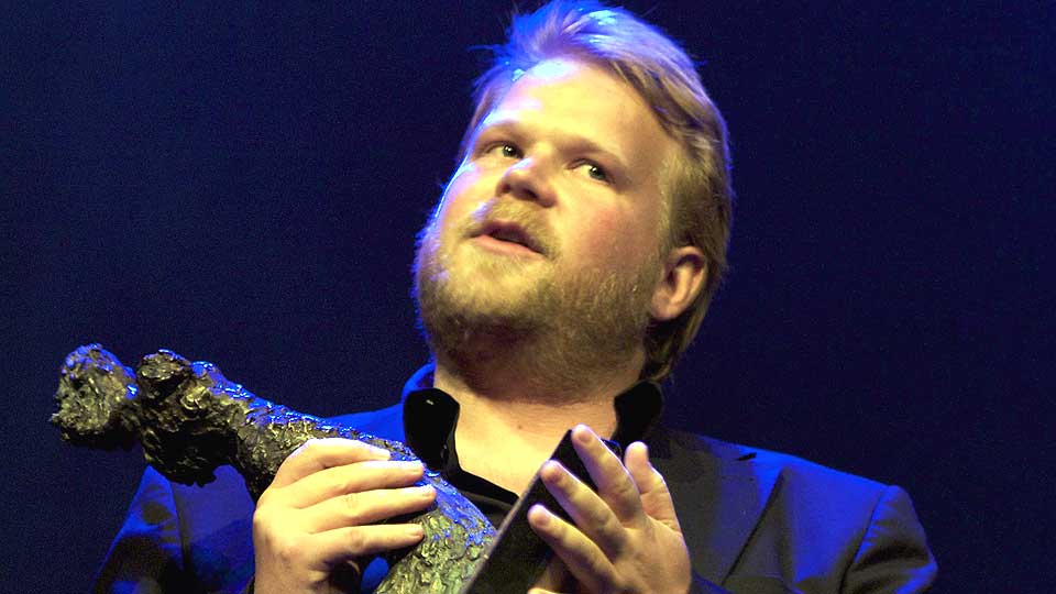 VINNER: Anders Baasmo Christiansen, ogs� filmaktuell med den andre Arn-filmen, vant Hedda-prisen.