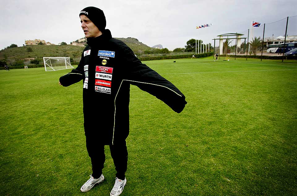 I VINDEN: Jan �ge Fj�rtoft, her p� LSKs treningsleir p� La Manga, forlater LSK etter sesongslutt.