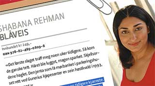 BLÅVEIS: Det er tittelen på Rehmans bok som beskrives som en personlign, satirisk selvhjelpsbok.