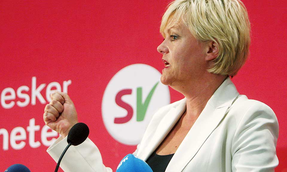 VIL HA MER PENGER I STATSKASSA: Kristin Halvorsens utspill om � g� bort fra skattel�ftet fra 2005 vil garantert ikke g� up�aktet hen - verken innad i regjeringen eller i opposisjonen.