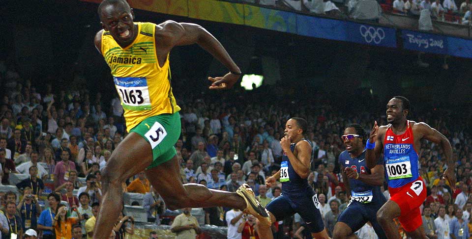 F�R KJEFT: Usain Bolt b�r vise mer respekt for motstanderne sine, mener IOK-sjef Jaques Rogge.