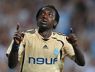 SCORET TO: Mamadou Niang scoret begge Marseille-m�lene.