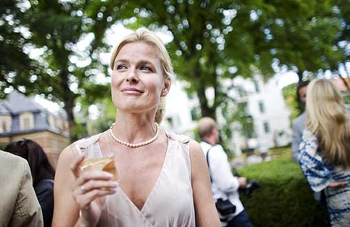 SMILTE I HAGEN: Vendela Kirsebom.