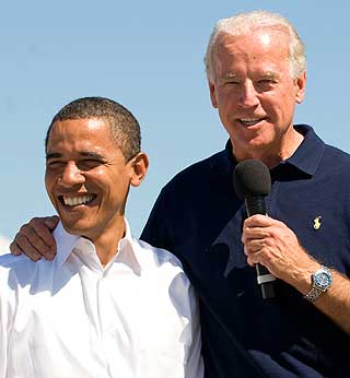 FIKK BIDEN MED P� LAGET: Obamas visepresidentkandidat kommer antakelig ikke til � vinne valget for ham, men han vil bli en viktig st�ttespiller for Obama om han blir president.