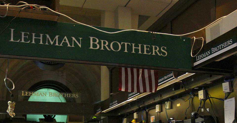 KONKURS: Lehman Brothers-b�sen p� b�rsen i Wall Street kan bli vekket liv i etter at en britiske bank kj�pte deler av investeringsbanken.