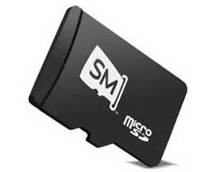 TIL KORT: SlotMusic-konseptet baserer seg p� salg av microSD-kort med musikk p�. Foto: SLOTMUSIC