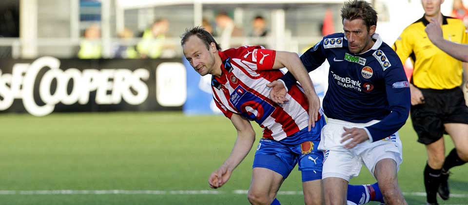 T�LER SMERTEN: Sigurd Rushfeldt biter tenna sammen og klinker til mot Lillestr�m i kveld, ei snau uke etter nesebruddet.