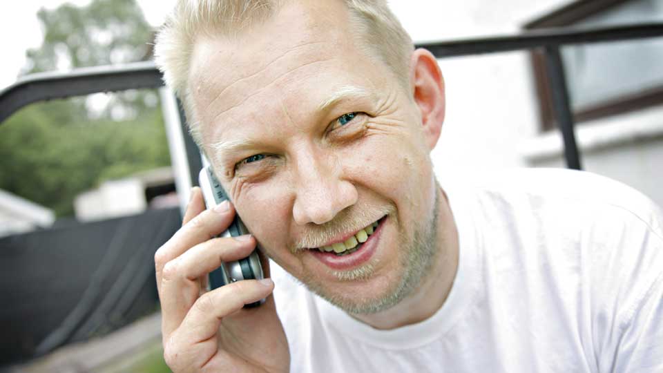 I KNIPE: Toffen Gunnufsen sier han sover godt om natta, til tross for pengeknipen.