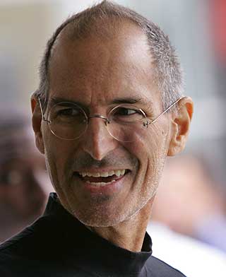 HVA KOMMER HAN TIL � GJ�RE? Apple-sjef Steve Jobs.