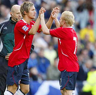 BYTTES: Morten Gamst Pedersen f�r trolig tillit fra start, Fredrik Str�mstad kan m�tte starte p� benken.