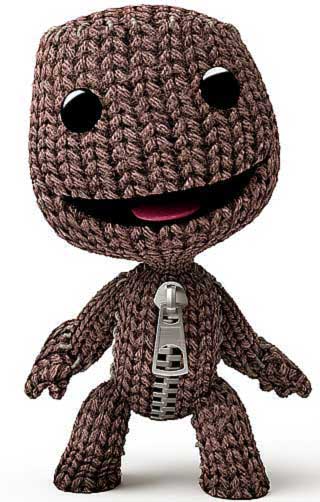 SACKBOY: Denne lille fyren er er hovedpersonen i �LittleBigPlanet�. Men han kan ogs� v�re ei jente, og hete Sackgirl.